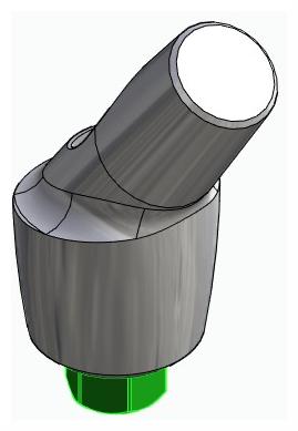 BIONIKA BIOLEVEL, Anatómiai fej, ferde, 35°, pozicionált, A-típus