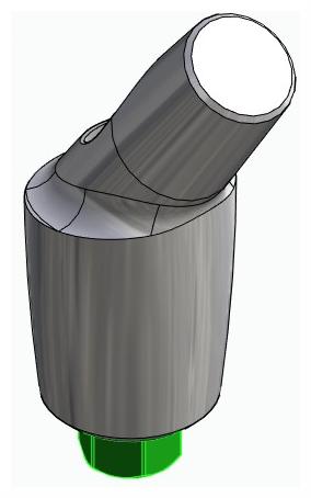 BIONIKA BIOLEVEL, Anatómiai fej, ferde, 35°, pozicionált, A-típus