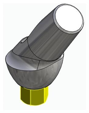 BIONIKA BIOLEVEL, Anatómiai fej, ferde, 35°, pozicionált, B-típus