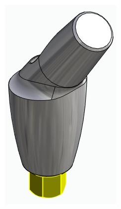 BIONIKA BIOLEVEL, Anatómiai fej, ferde, 35°, pozicionált, B-típus