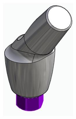 BIONIKA BIOLEVEL, Anatómiai fej, ferde, 35°, pozicionált, B-típus