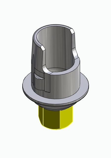 BIONIKA BIOLEVEL, Flexi bázis, implant szintű, pozicionált, A-típus – 500.112.305.010