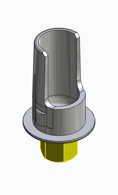 BIONIKA BIOLEVEL, Flexi bázis, implant szintű, pozicionált, A-típus – 500.112.306.505
