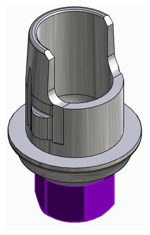 BIONIKA BIOLEVEL, Flexi bázis, implant szintű, pozicionált, A-típus