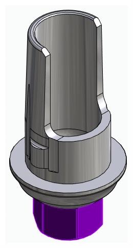 BIONIKA BIOLEVEL, Flexi bázis, implant szintű, pozicionált, A-típus