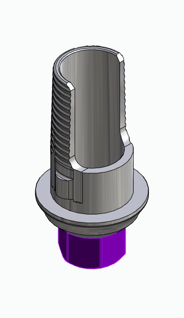 BIONIKA BIOLEVEL, Flexi bázis, implant szintű, pozicionált, A-típus – 500.112.357.010