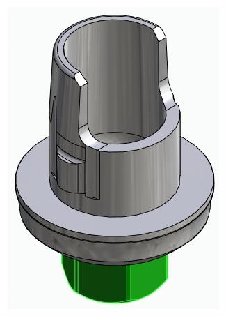 BIONIKA BIOLEVEL, Flexi bázis, implant szintű, pozicionált, A-típus