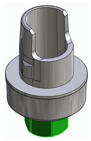 BIONIKA BIOLEVEL, Flexi bázis, implant szintű, pozicionált, A-típus