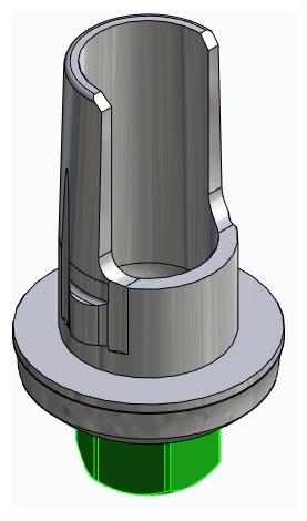 BIONIKA BIOLEVEL, Flexi bázis, implant szintű, pozicionált, A-típus