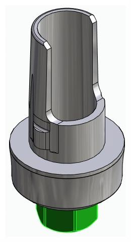 BIONIKA BIOLEVEL, Flexi bázis, implant szintű, pozicionált, A-típus