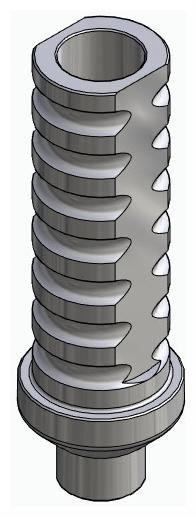 BIONIKA BIOLEVEL, Ideiglenes fej, implant szintű, nem pozicionált