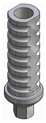 BIONIKA BIOLEVEL, Ideiglenes fej, implant szintű, pozicionált