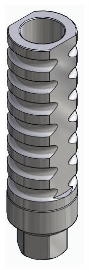 BIONIKA BIOLEVEL, Ideiglenes fej, implant szintű, pozicionált