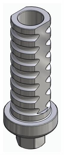 BIONIKA BIOLEVEL, Ideiglenes fej, implant szintű, pozicionált