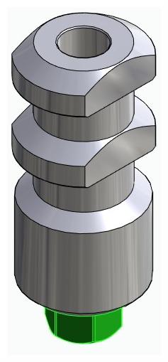 BIONIKA BIOLEVEL, Mintavételi fej, nyitott kanálhoz, uniform, pozicionált