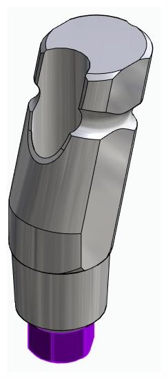 BIONIKA BIOLEVEL, Mintavételi fej, zárt kanálhoz, ferde, A-típus