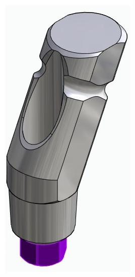 BIONIKA BIOLEVEL, Mintavételi fej, zárt kanálhoz, ferde, A-típus