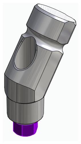 BIONIKA BIOLEVEL, Mintavételi fej, zárt kanálhoz, ferde, A-típus