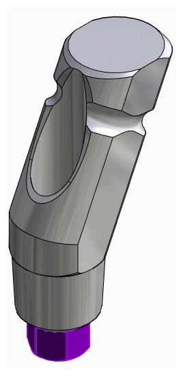 BIONIKA BIOLEVEL, Mintavételi fej, zárt kanálhoz, ferde, B-típus