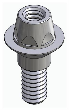 BIONIKA BIOLEVEL, Multi-unit fej, egyenes, becsavarható, LT2.7, keskeny, M1.6