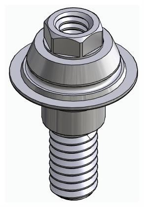 BIONIKA BIOLEVEL, Multi-unit fej, egyenes, becsavarható, LT2, széles, M1.4