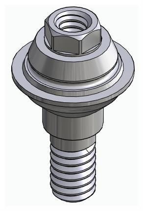 BIONIKA BIOLEVEL, Multi-unit fej, egyenes, becsavarható, LT2, széles, M1.4