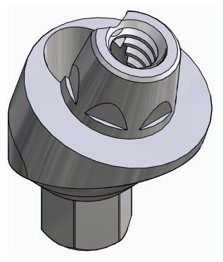BIONIKA BIOLEVEL, Multi-unit fej, ferde, pozicionált, LT2.7, keskeny, M1.6, B-típus