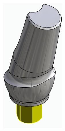 BIONIKA BIOPLANT, Anatómiai fej, ferde, 15°, pozicionált, A-típus