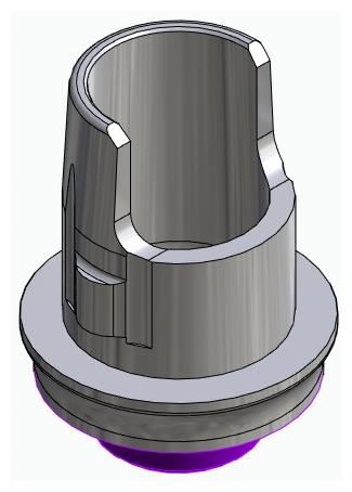 BIONIKA BIOPLANT, Flexi bázis, implant szintű, nem pozicionált
