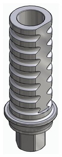 BIONIKA BIOPLANT, Ideiglenes fej, implant szintű, pozicionált