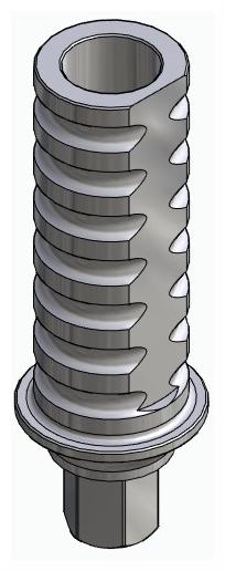 BIONIKA BIOPLANT, Ideiglenes fej, implant szintű, pozicionált