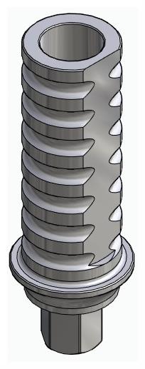 BIONIKA BIOPLANT, Ideiglenes fej, implant szintű, pozicionált