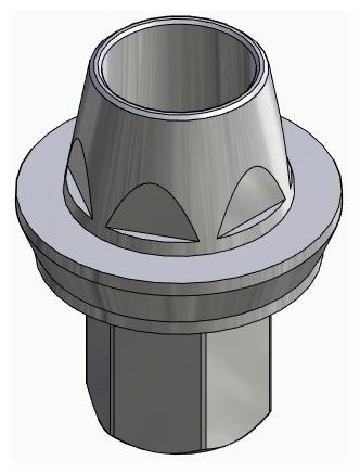 BIONIKA BIOPLANT, Multi-unit fej, egyenes, átmenőcsavaros, pozicionált, LT2.7, keskeny