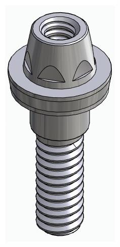 BIONIKA BIOPLANT, Multi-unit fej, egyenes, becsavarható, LT2.7, keskeny, M1.6