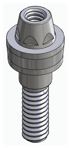 BIONIKA BIOPLANT, Multi-unit fej, egyenes, becsavarható, LT2.7, keskeny, M1.6