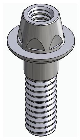 BIONIKA BIOPLANT, Multi-unit fej, egyenes, becsavarható, LT2.7, keskeny, M1.6
