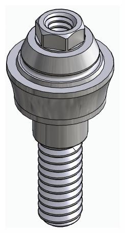 BIONIKA BIOPLANT, Multi-unit fej, egyenes, becsavarható, LT2, széles, M1.4