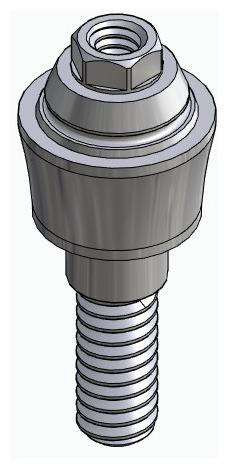 BIONIKA BIOPLANT, Multi-unit fej, egyenes, becsavarható, LT2, széles, M1.4