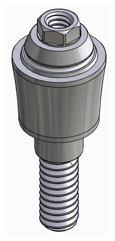 BIONIKA BIOPLANT, Multi-unit fej, egyenes, becsavarható, LT2, széles, M1.4