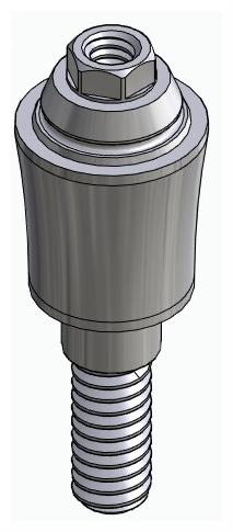 BIONIKA BIOPLANT, Multi-unit fej, egyenes, becsavarható, LT2, széles, M1.4