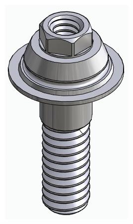 BIONIKA BIOPLANT, Multi-unit fej, egyenes, becsavarható, LT2, széles, M1.4