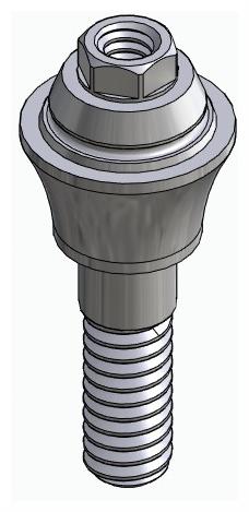 BIONIKA BIOPLANT, Multi-unit fej, egyenes, becsavarható, LT2, széles, M1.4