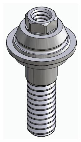 BIONIKA BIOPLANT, Multi-unit fej, egyenes, becsavarható, LT2, széles, M1.4