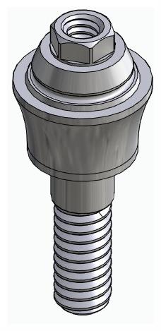 BIONIKA BIOPLANT, Multi-unit fej, egyenes, becsavarható, LT2, széles, M1.4