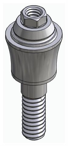 BIONIKA BIOPLANT, Multi-unit fej, egyenes, becsavarható, LT2, széles, M1.4