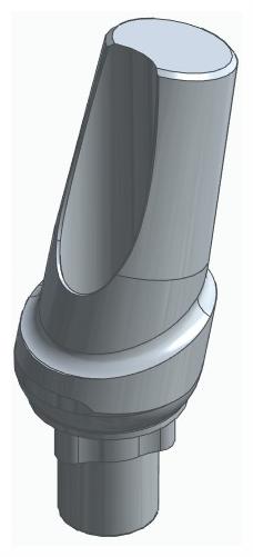 BIONIKA RP, Anatómiai fej, ferde, 15°, pozicionált, A-típus