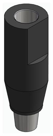 BIONIKA CA, Scanbody fej, átmenőcsavaros, nem pozicionált, keskeny