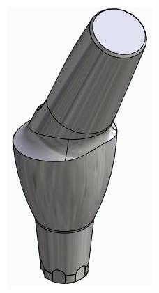 BIONIKA CX, Anatómiai fej, ferde, 25°, pozicionált, A-típus