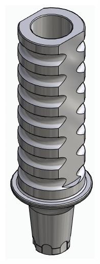 BIONIKA CX, Ideiglenes fej, implant szintű, pozicionált