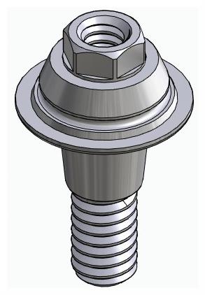 BIONIKA CX, Multi-unit fej, egyenes, becsavarható, LT2, széles, M1.4